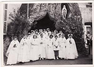 COMMUNIONS ORAN ECOLE ST MARIE DES CHAMPS 24 05 1955   (3)